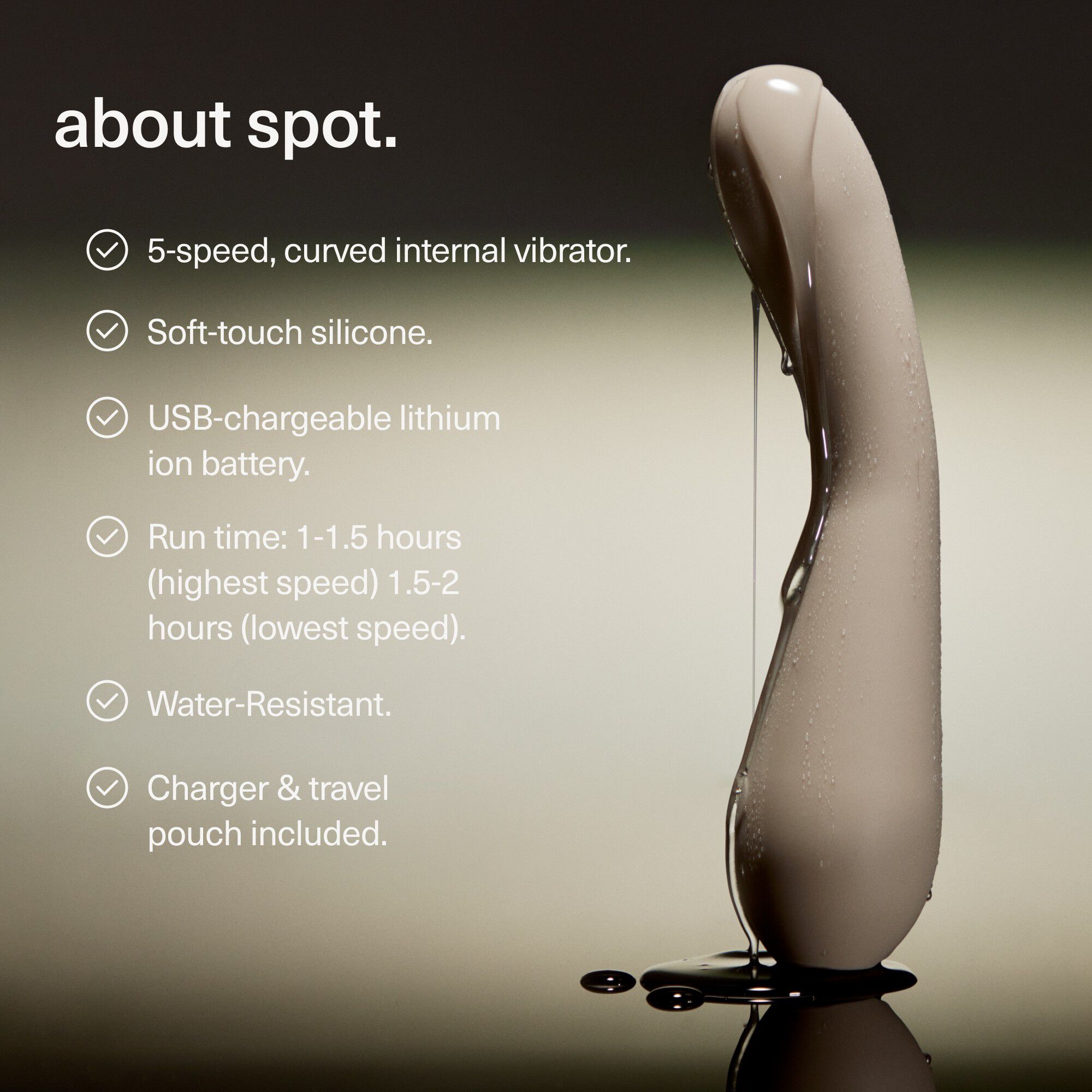 Spot G-punkt Vibrator - Gr&aring;