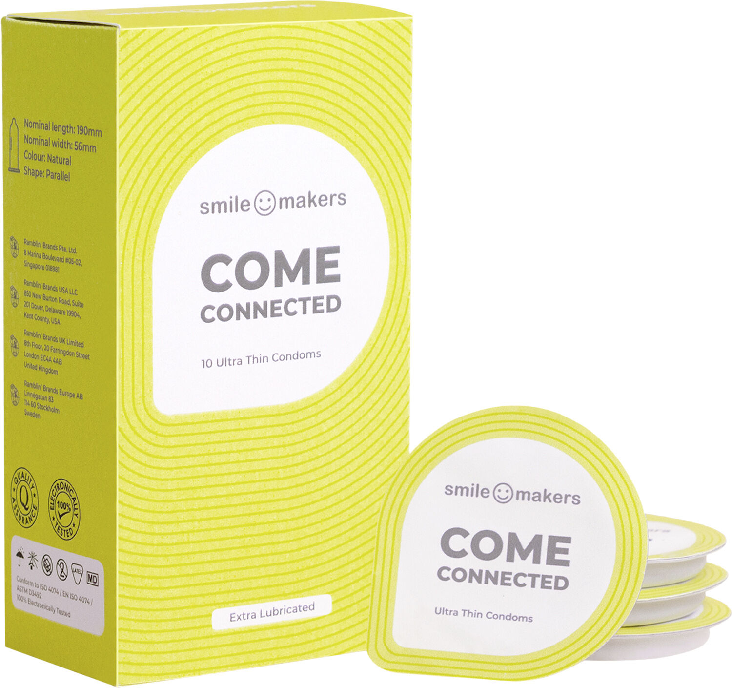 Come Connected Kondomer - 10 stk