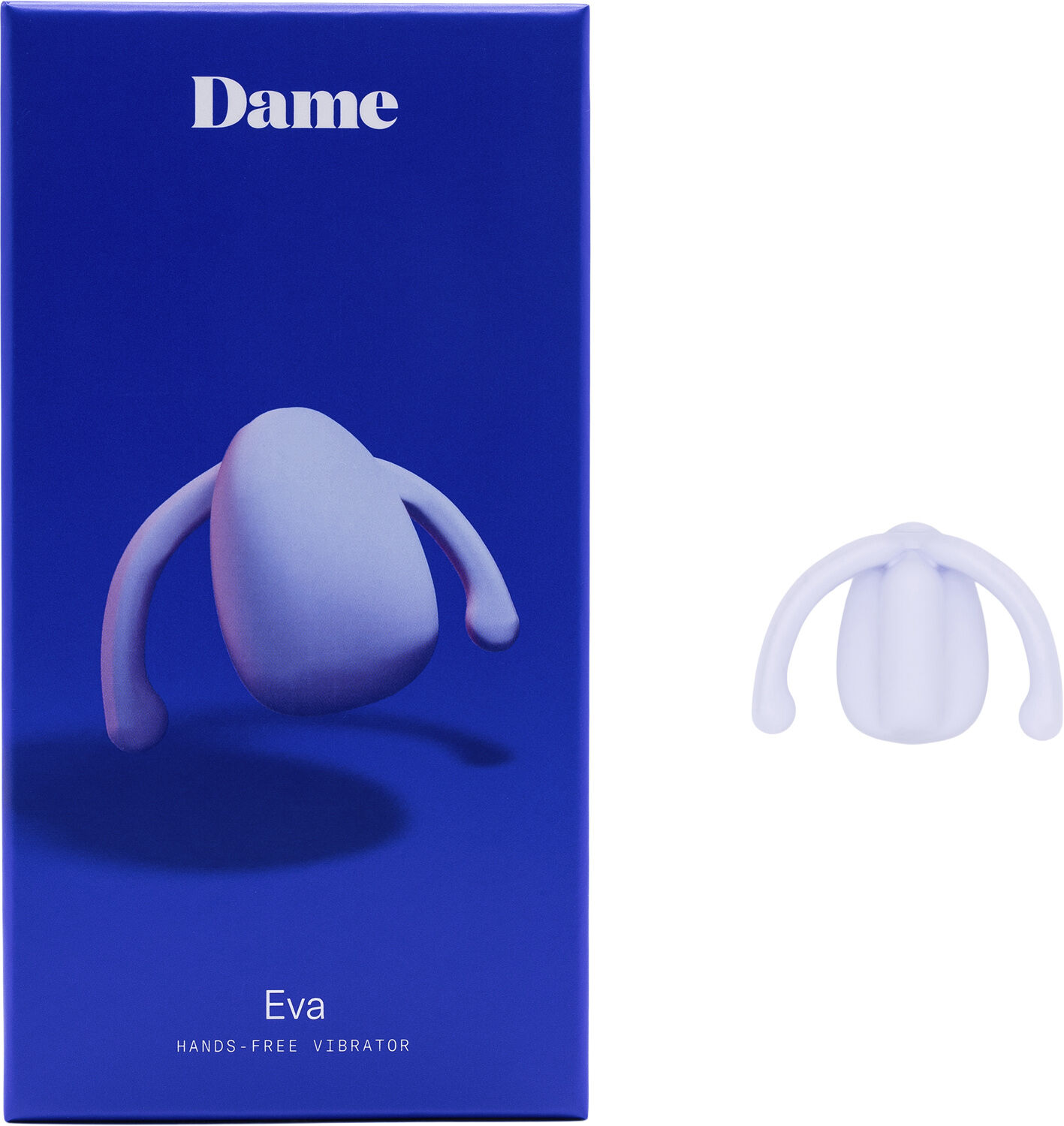 Dame Products - Eva II Hands-Free Vibrator Quartz