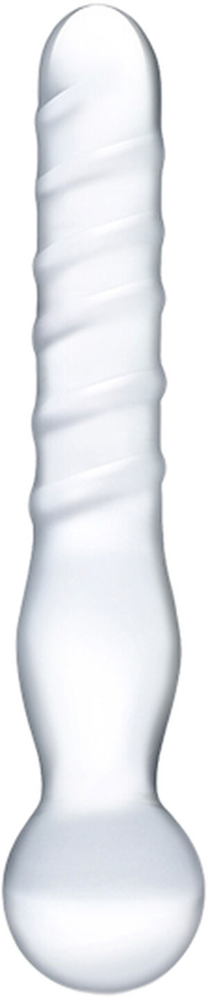 GLAS - JOYSTICK CLEAR GLASS DILDO