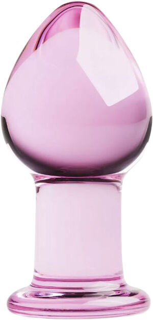 Pink Glass Buttplug