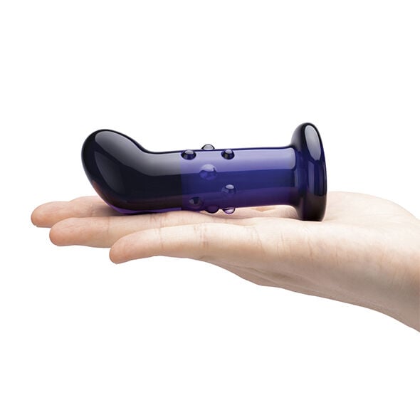 GLAS - RECHARGEABLE REMOTE CONTROLLED VIBRATING DOTTED G-SP