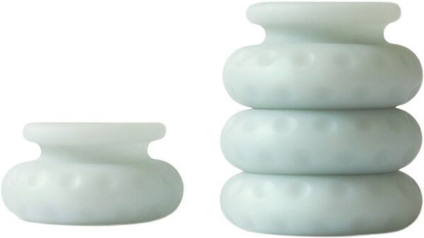 OHNUT - CLASSIC SOFT BUFFER RINGS SET OF 4 JADE