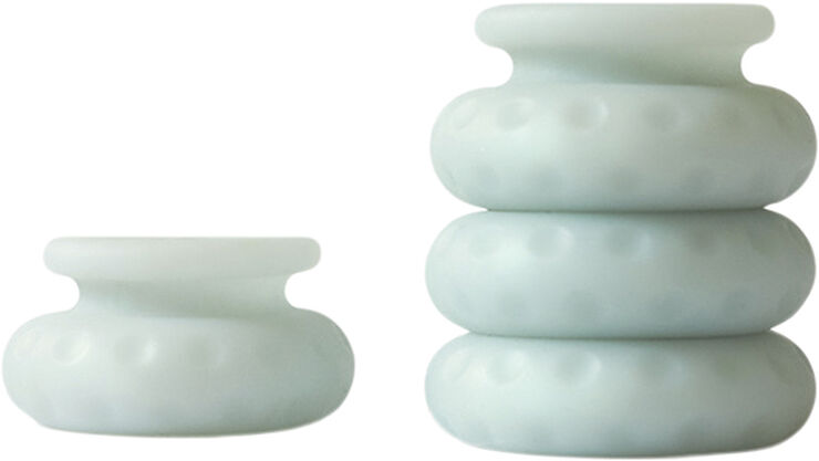 OHNUT - CLASSIC SOFT BUFFER RINGS SET OF 4 JADE