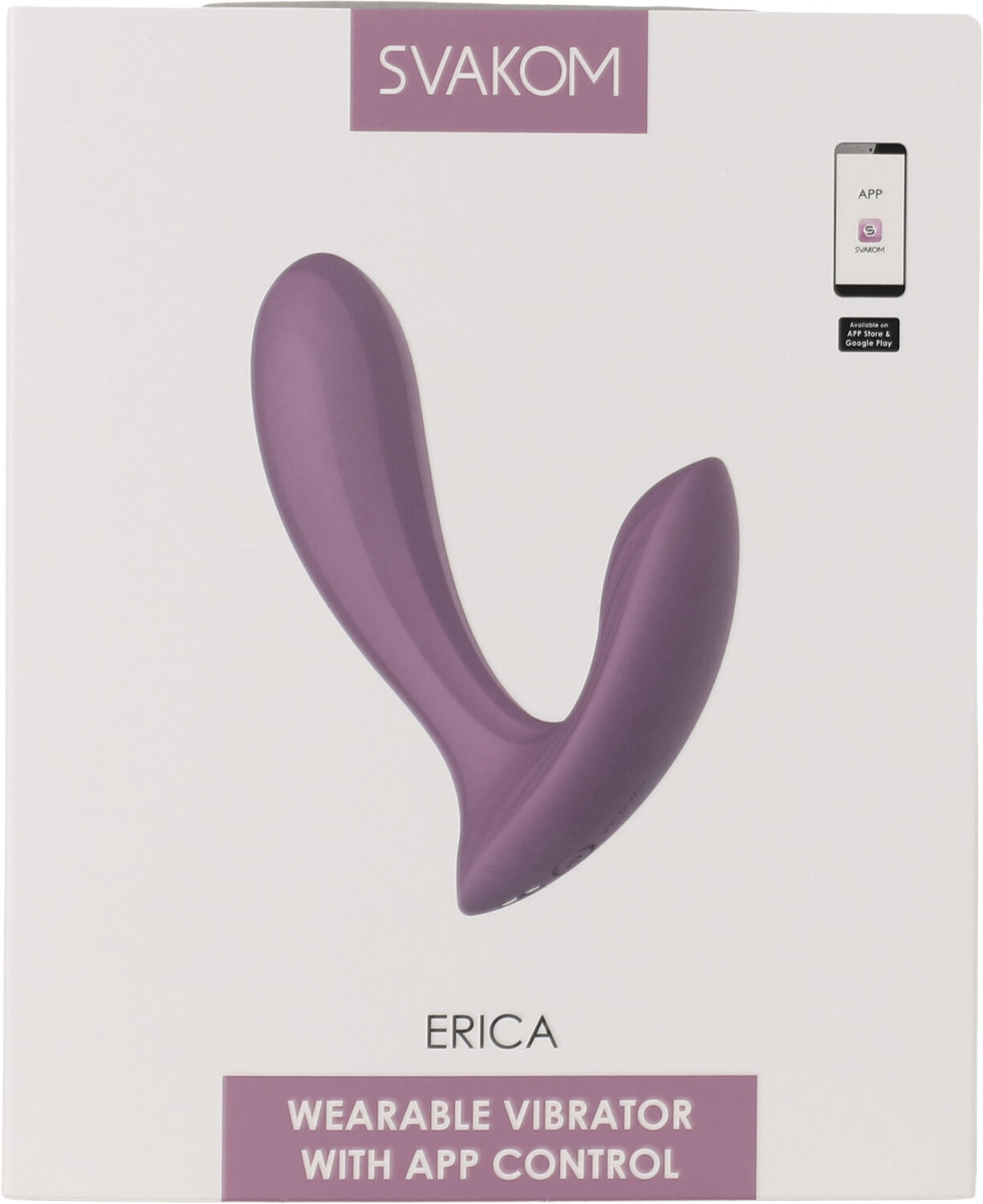 Erica B&aelig;rbar App-styret Vibrator