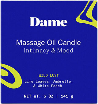 DAME PRODUCTS - MASSAGE OIL CANDLE WILD LUST LIME