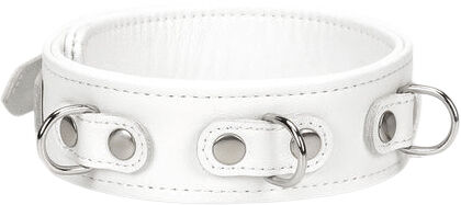 White Fuji Halsb&aring;nd Med Snor