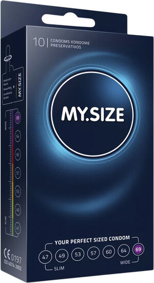 MY. SIZE Pro 69 mm - 10 pieces
