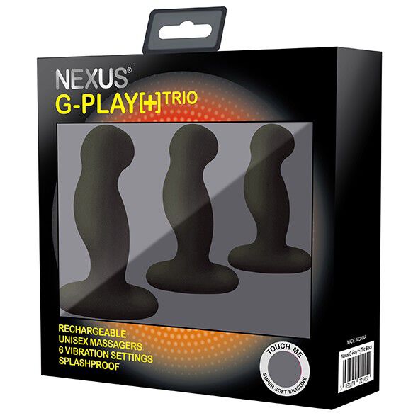 NEXUS - G-PLAY PLUS VIBRATOR TRIO SET BLACK