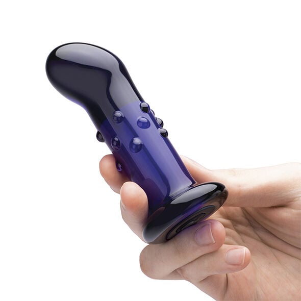 GLAS - RECHARGEABLE REMOTE CONTROLLED VIBRATING DOTTED G-SP