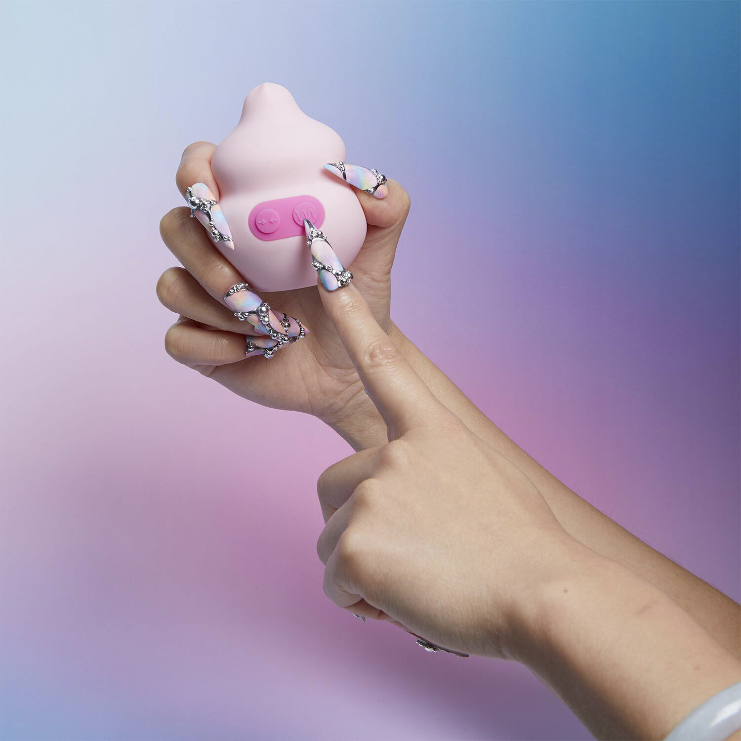 Squish Klitoris Vibrator - Quartz