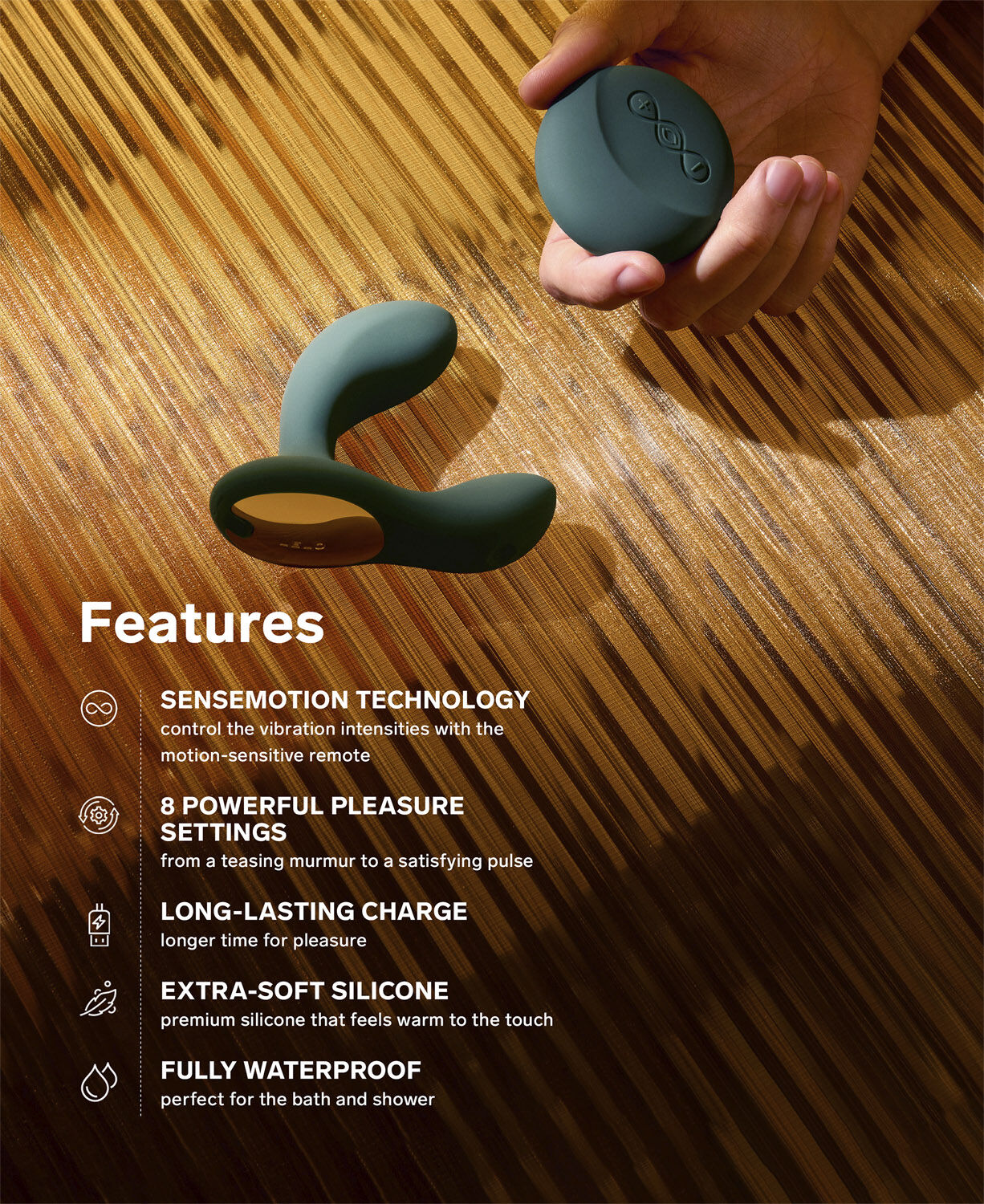 HUGO 2 Fjernstyret Prostata Vibrator