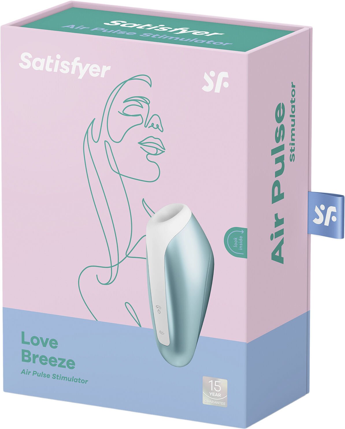 Love Breeze Ice-Blue Lufttryksstimulator