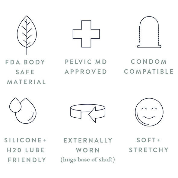 OHNUT - CLASSIC SOFT BUFFER RINGS SET OF 4 JADE