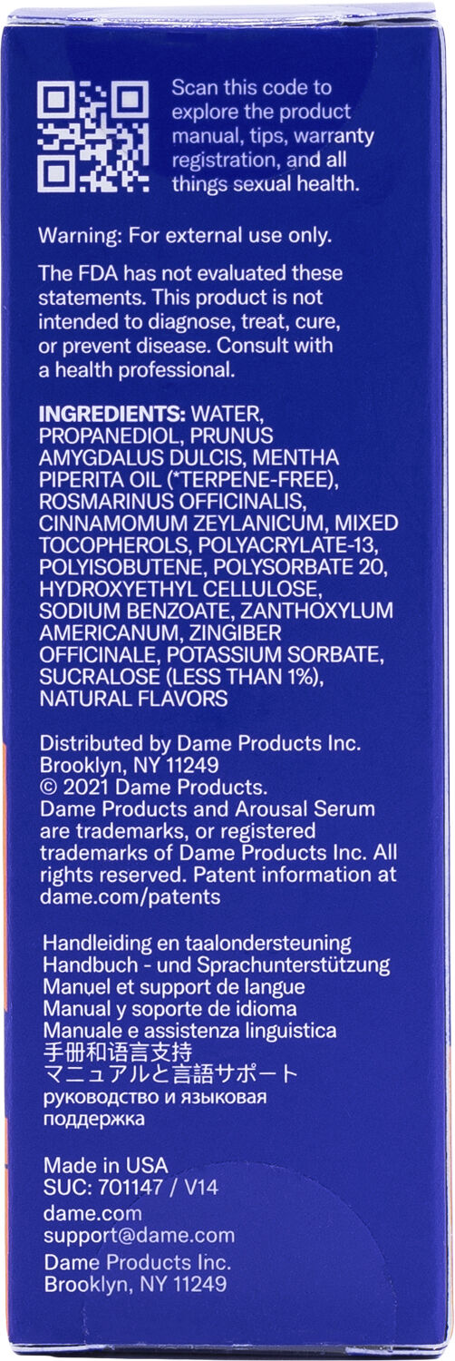 Dame Products - Arousal Serum