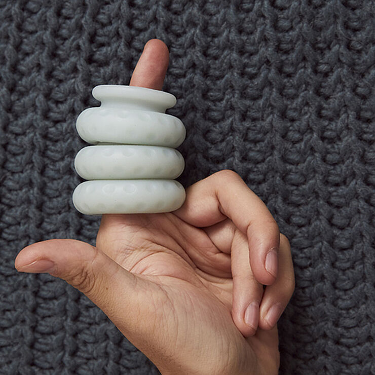 OHNUT - CLASSIC SOFT BUFFER RINGS SET OF 4 JADE