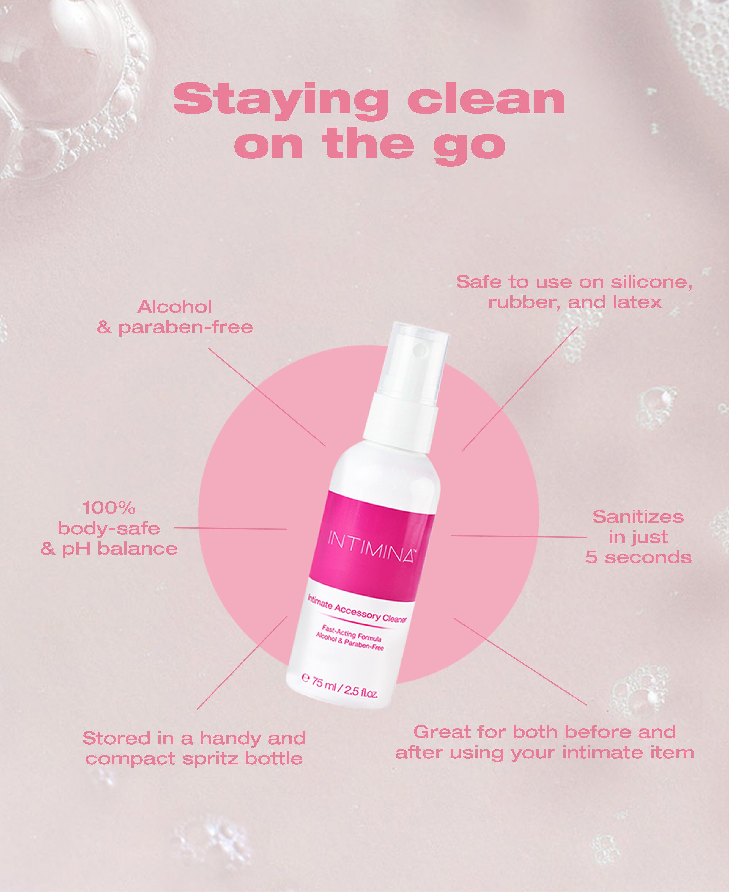 Intimate Accessory Cleaner 75 ml/ 2.5 fl. oz