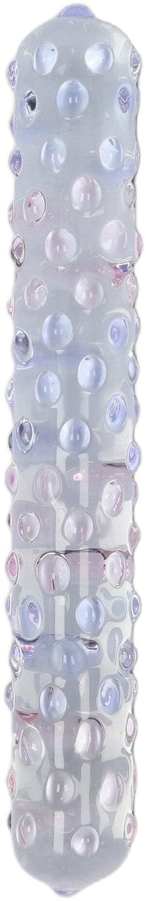 Nubby glass dildo