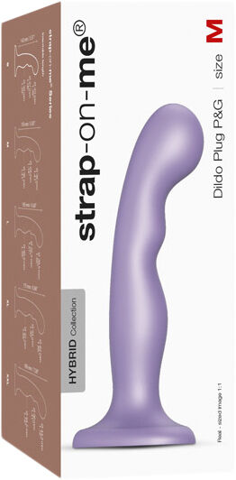 STRAP-ON-ME - DILDO PLUG P&G METALLIC LILAC M