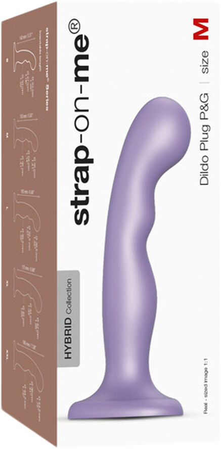 STRAP-ON-ME - DILDO PLUG P&G METALLIC LILAC M
