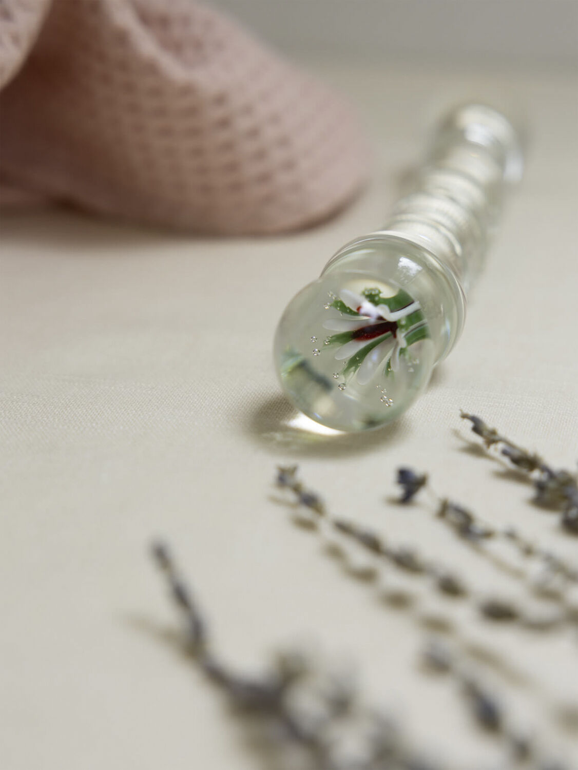 Tansy Blossom Swirl Glasdildo