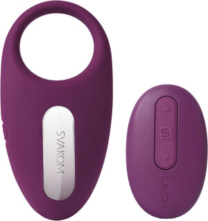 Winni Vibrating Cock Ring Purple