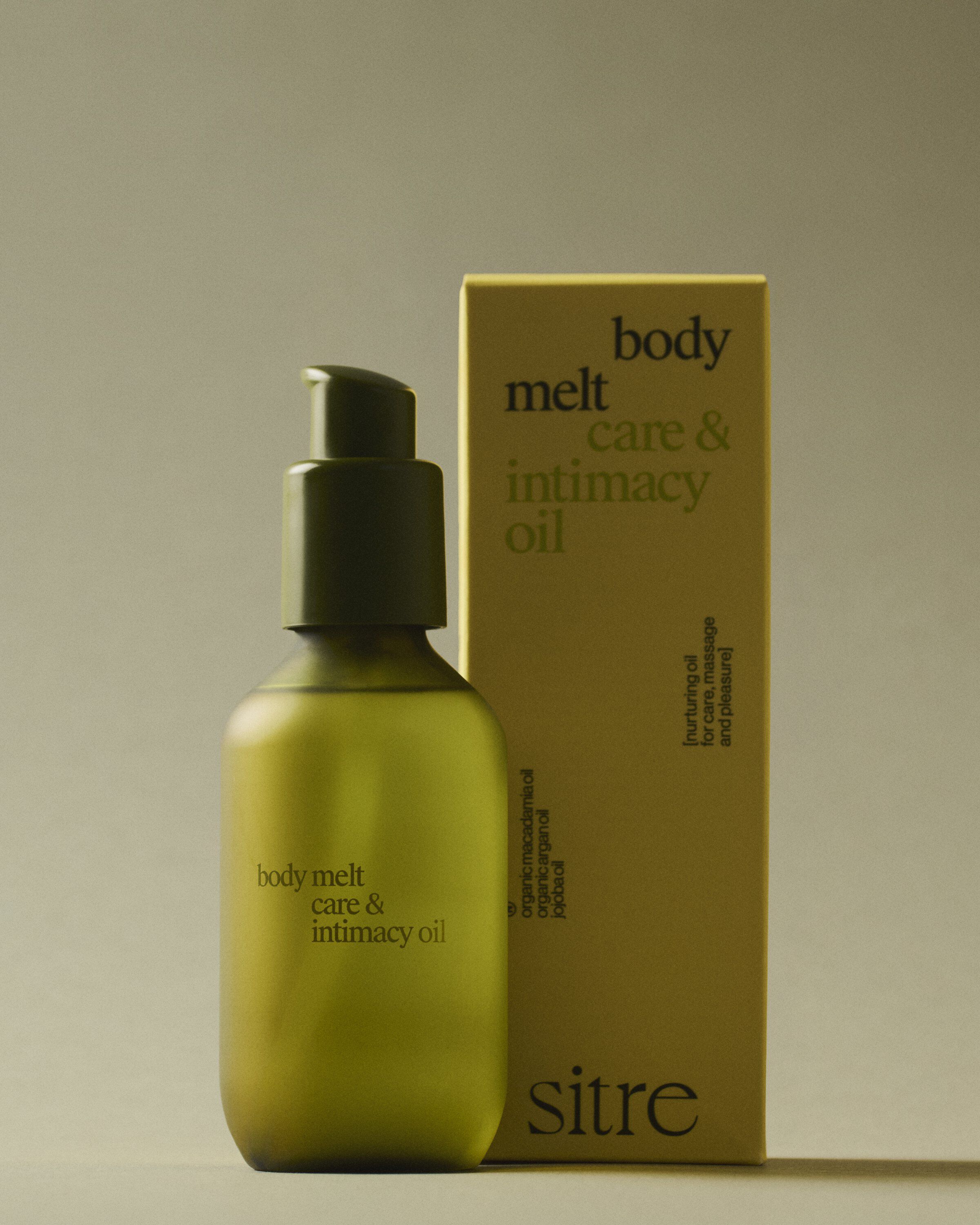 body melt - massageolie & glidecreme