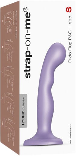 STRAP-ON-ME - DILDO PLUG P&G METALLIC LILAC S