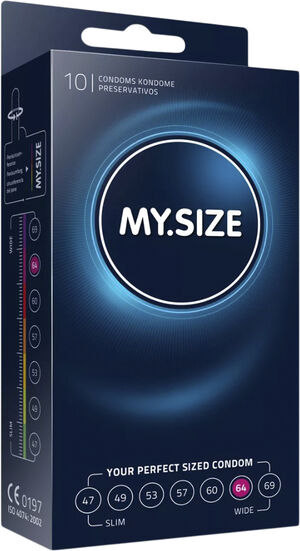 MY. SIZE Pro 64 mm - 10 pieces