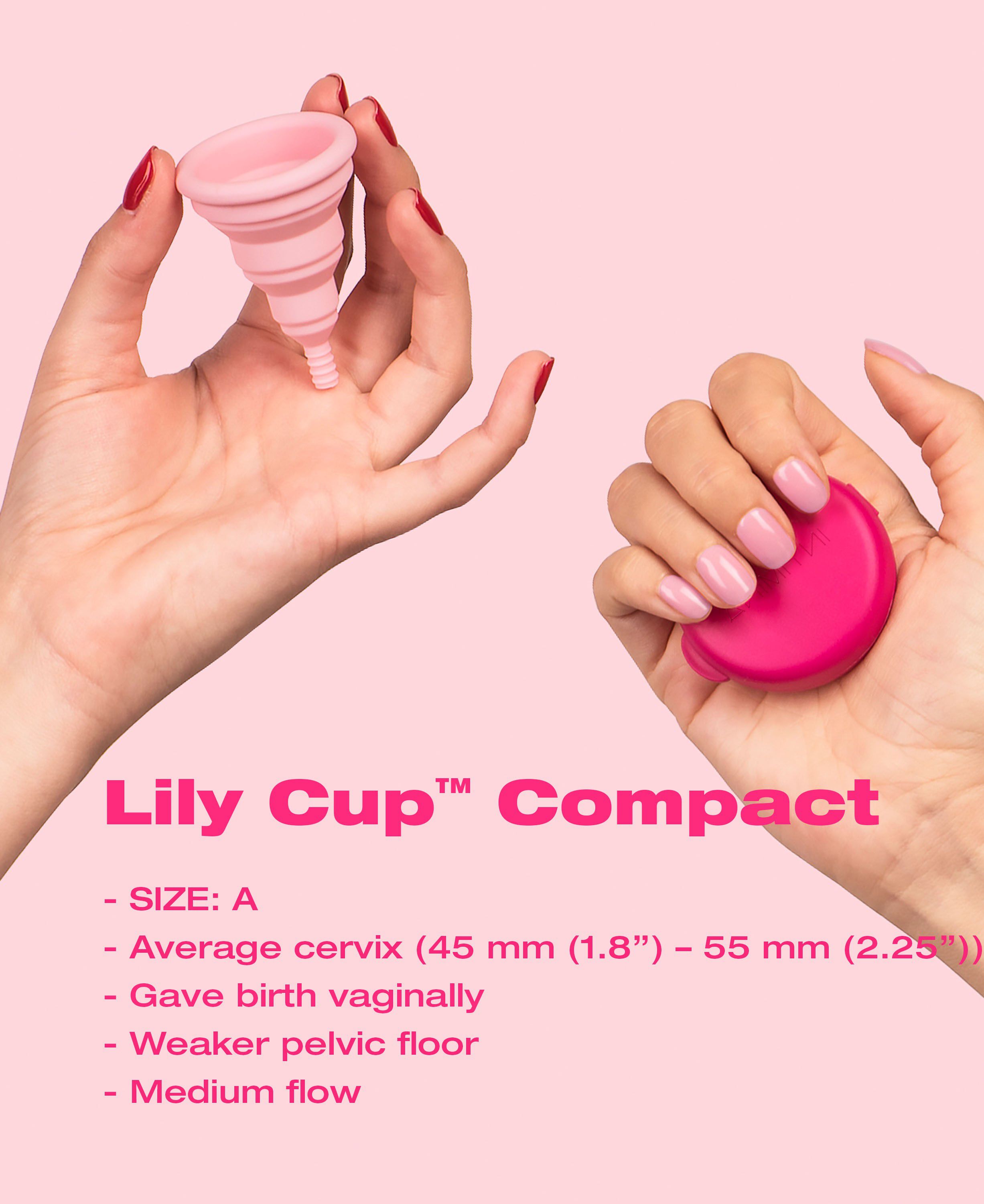 Lily Cup Compact A Menstruationskop