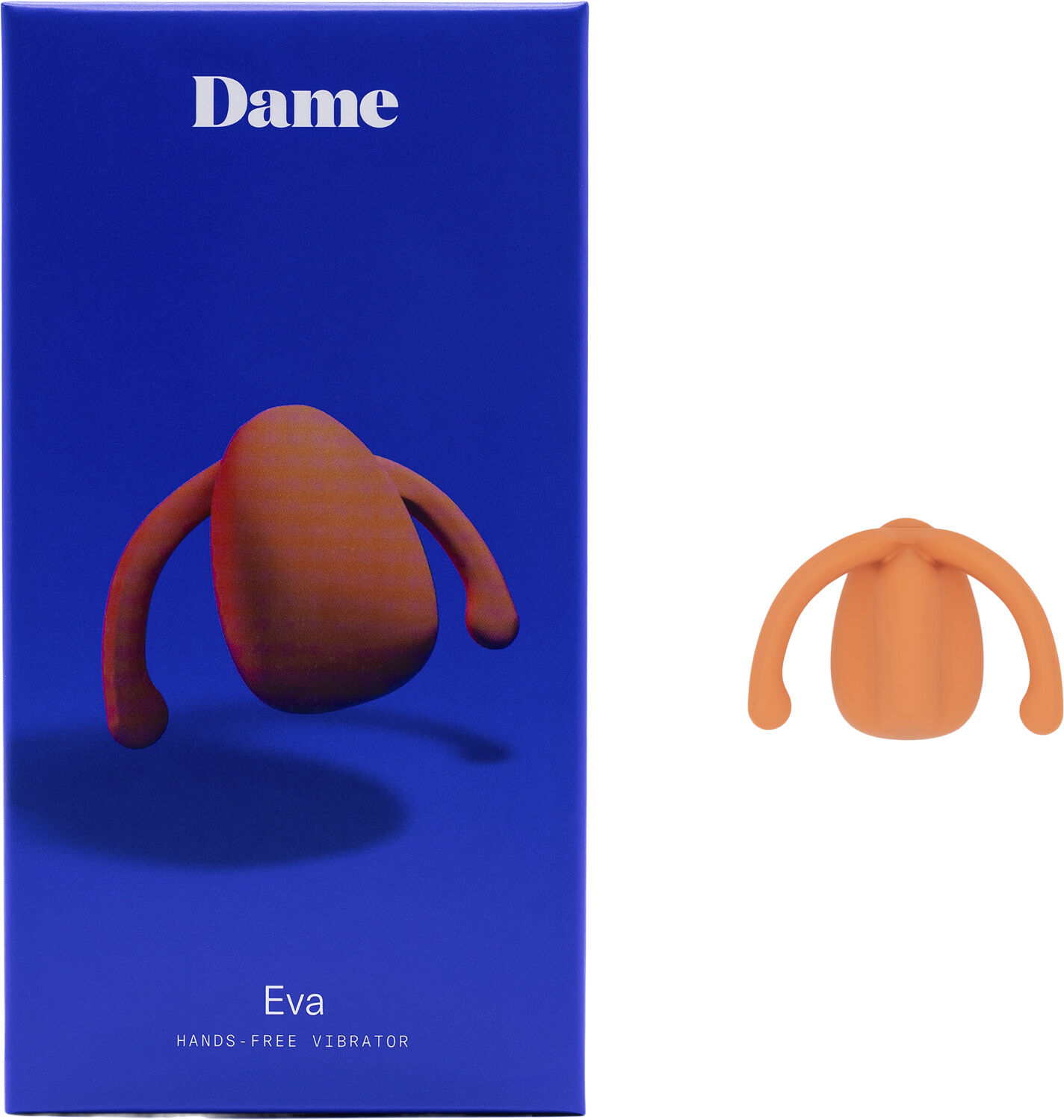 DAME - EVA LL COUPLES VIBRATOR PAPAYA