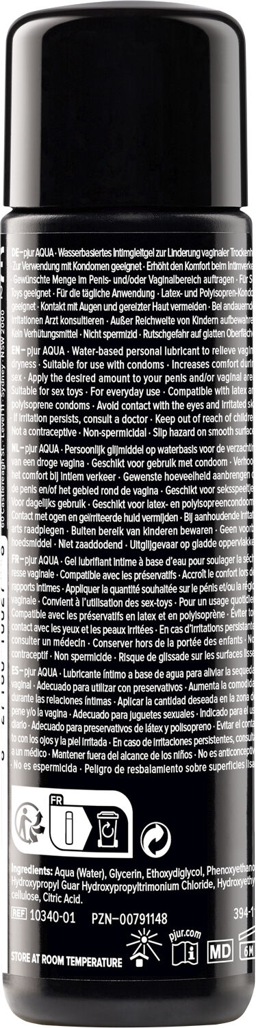 Pjur Aqua Vandbaseret glidecreme - 100 ml.