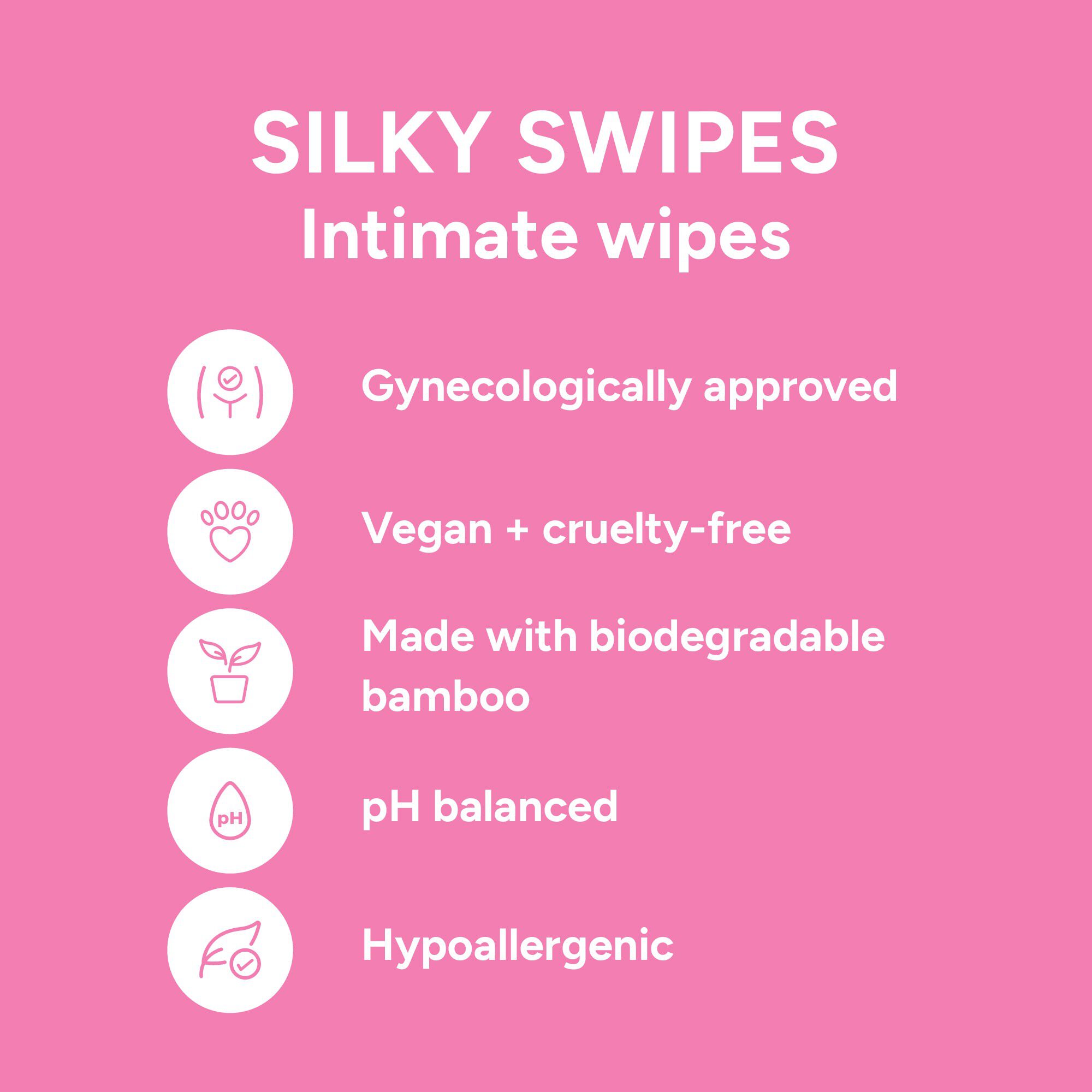 Silky Swipes Intimservietter