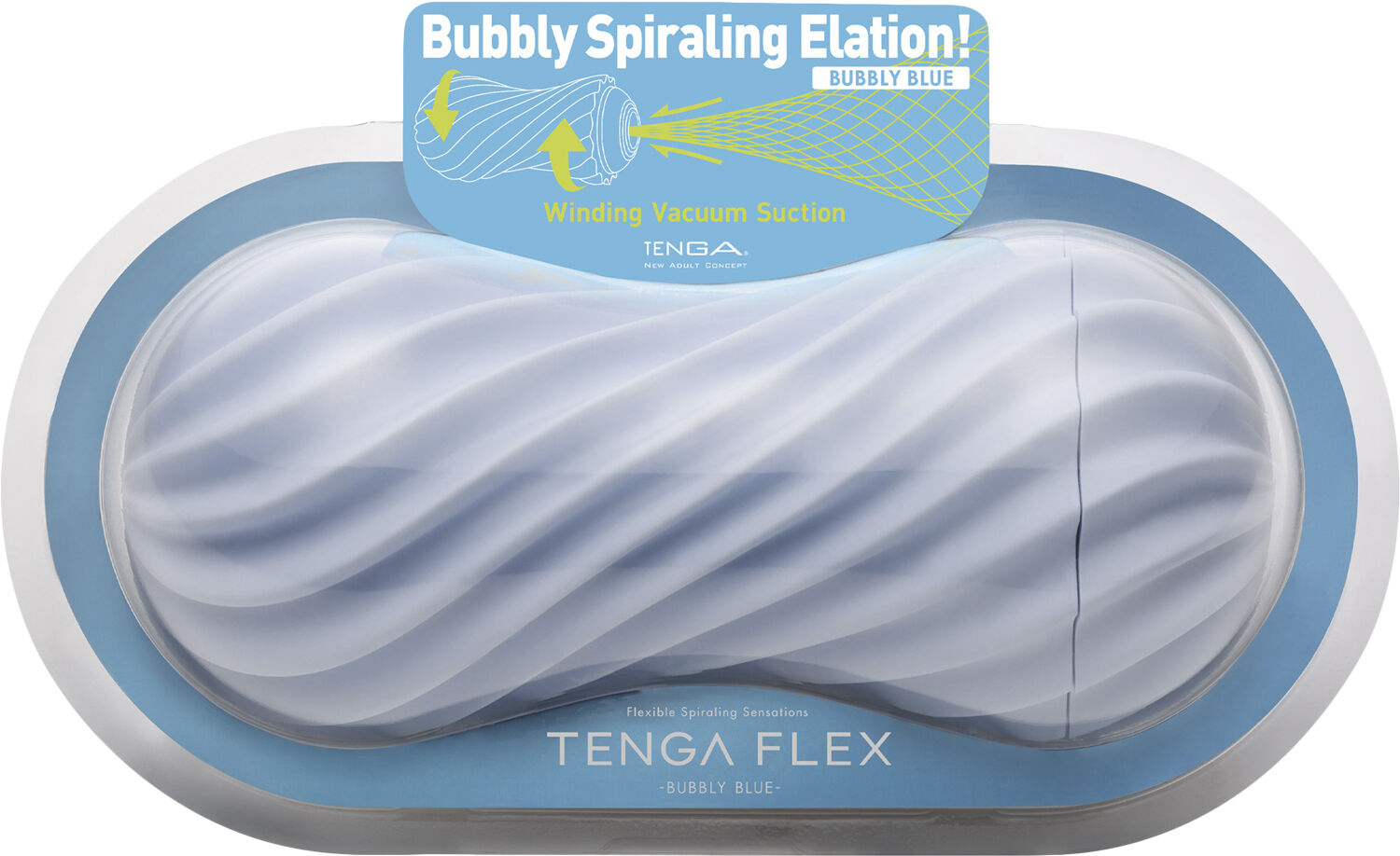 TENGA - FLEX II BUBBLY BLUE