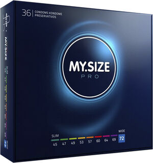 MY. SIZE Pro 72 mm - 36 pieces